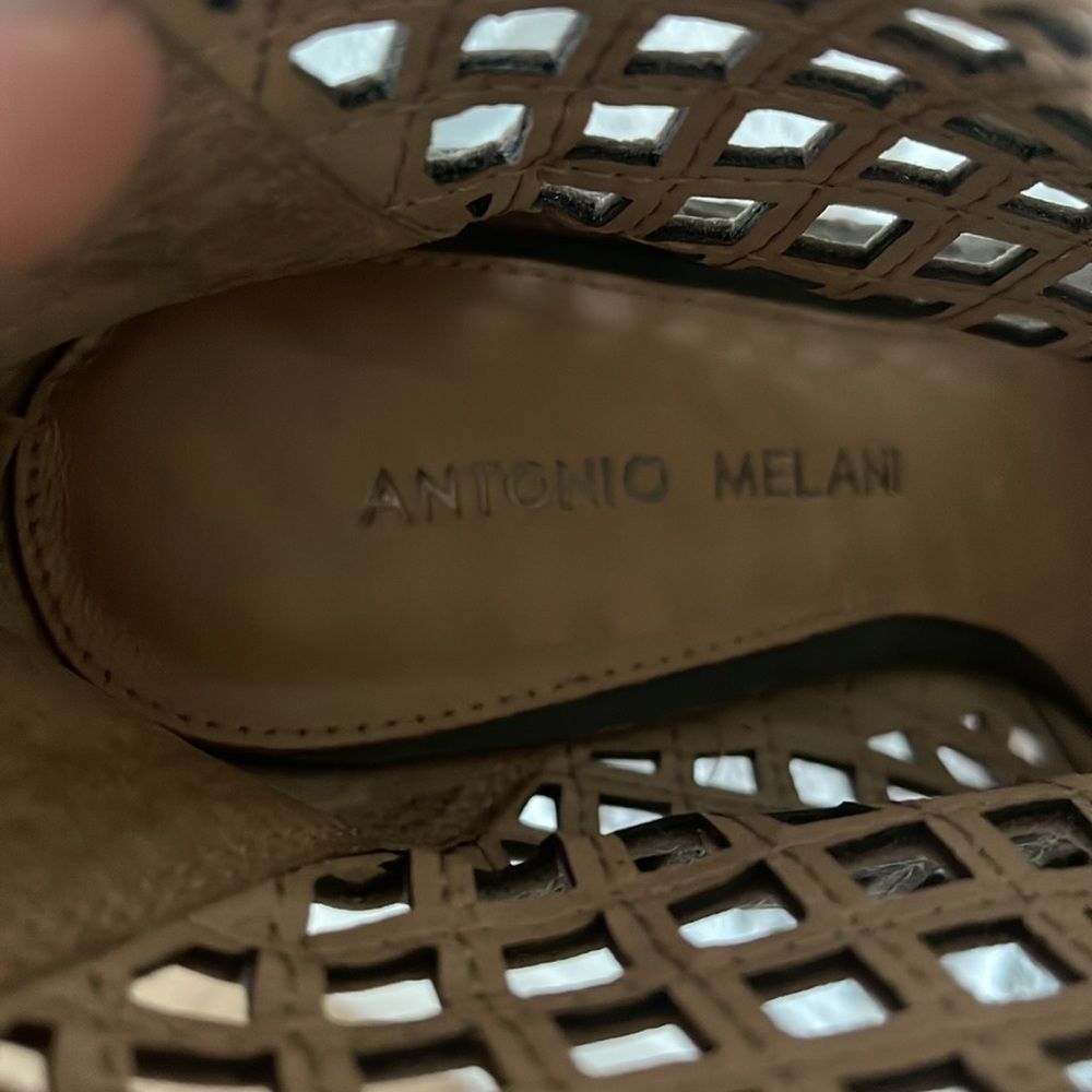 ANTONIO MELANI Lattice Cut Ankle Boots - Picture 8 of 10